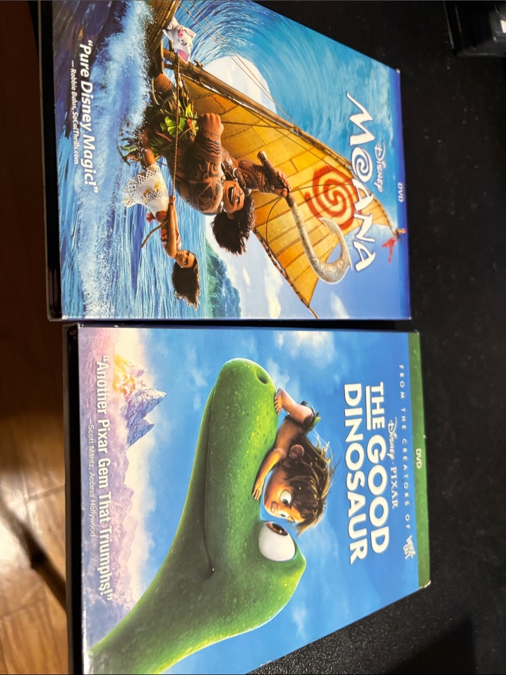 The Good Dinosaur & Moana DVD Set - Blue/Green